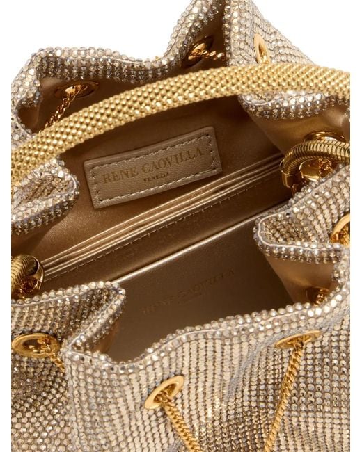 Rene Caovilla Natural Deva Mini-Tasche