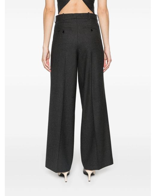 Racil Black Cary Wide-leg Trousers