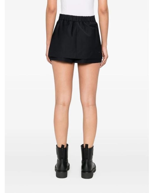 Maje Black Shorts mit Falten