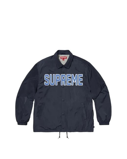 Supreme Spellout Trainingsjack in het Blue voor heren