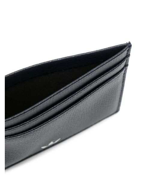 Roderer Blue Leather Cardholder for men
