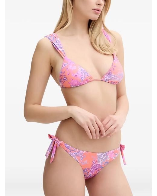 Guess Red Paisley-Print Bikini