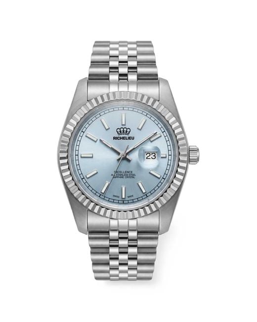 Richelieu Swiss Gray Excellence 38Mm Watch for men