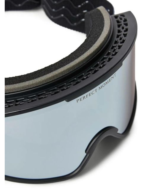 Perfect Moment Blue Houndstooth Ski Goggles
