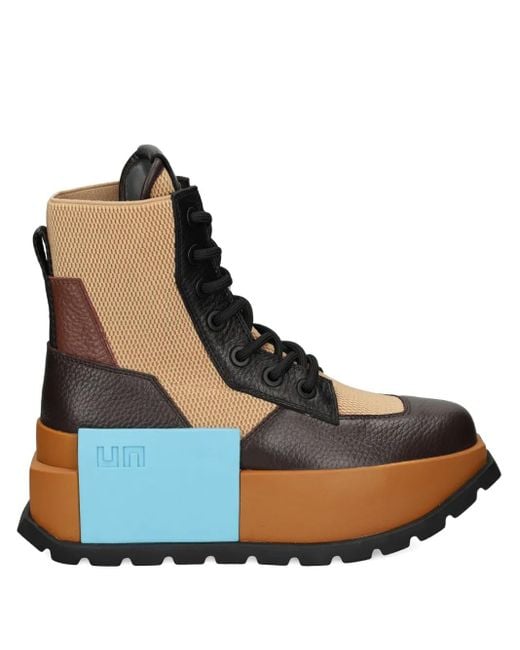 United Nude Blue Leather ankle boots