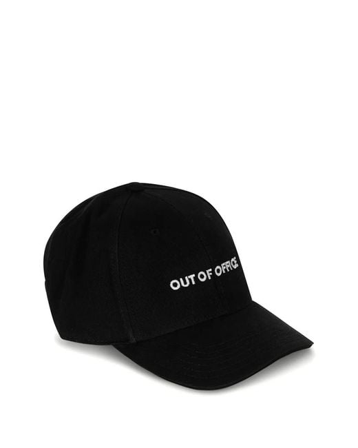 Cappello Da Baseball Con Ricamo di Paramidonna in Black