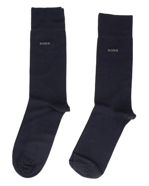 Boss Socken Mit Logo in Blue für Herren