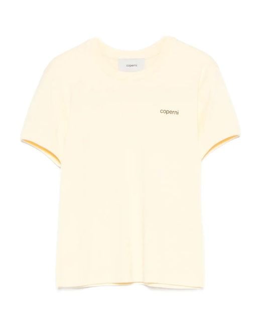 Coperni Natural Logo T-Shirt
