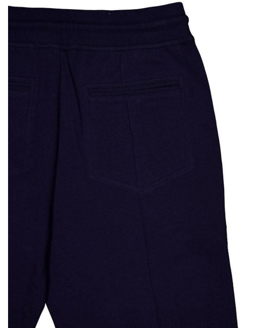 Brunello Cucinelli Blue Drawstring-waist Chino Trousers for men