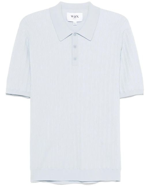 Wax London White Naples Polo Shirt for men