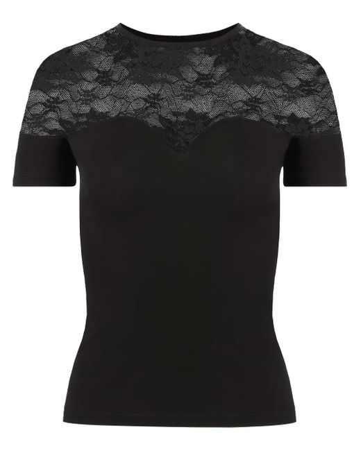 Nina Ricci レースインサート トップ Black