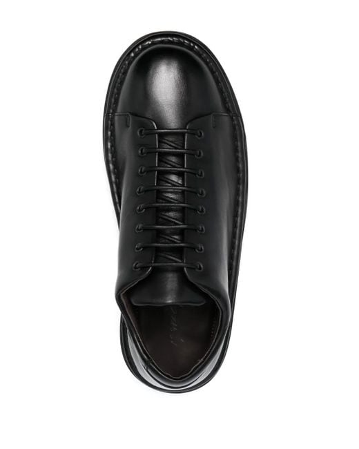 Marsèll Black Pallottola Lace-Up Leather Oxfords