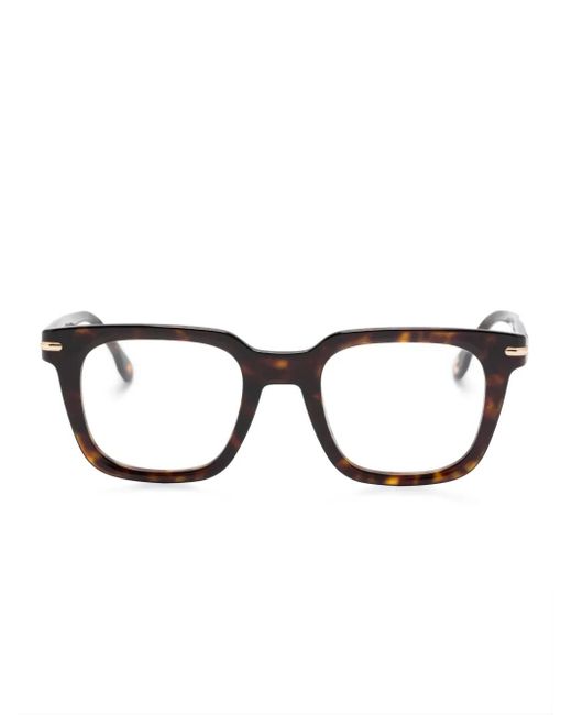 Carrera スクエア眼鏡フレーム Brown