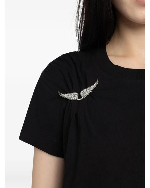 Zadig & Voltaire Black Suzan T-Shirt