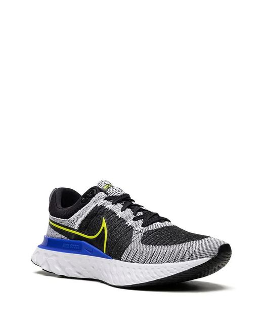 Nike Blue React Infinity Run Flyknit 2 /Racer/Cyber" Sneakers