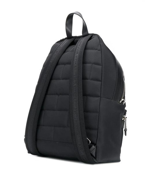 Moschino Black Logo Backpack for men