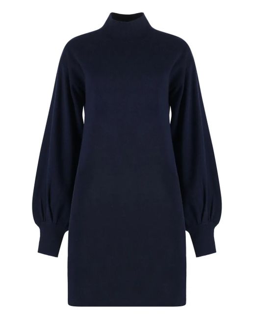 Malo Blue Kleid aus Kaschmir