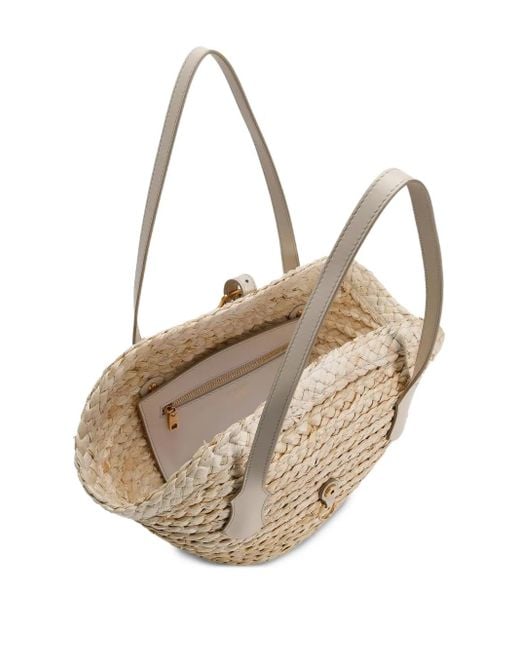 Dolce & Gabbana Natural Raffia Tote Bag