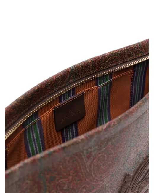 Etro Brown Essential Clutch