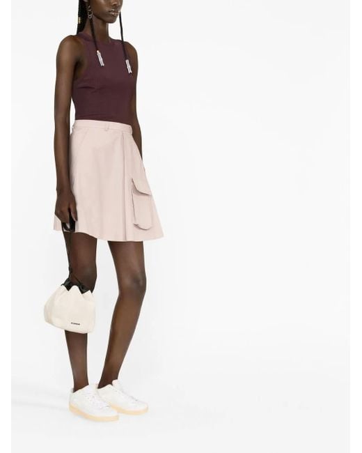 Fabiana Filippi Natural Patch-Pocket Miniskirt