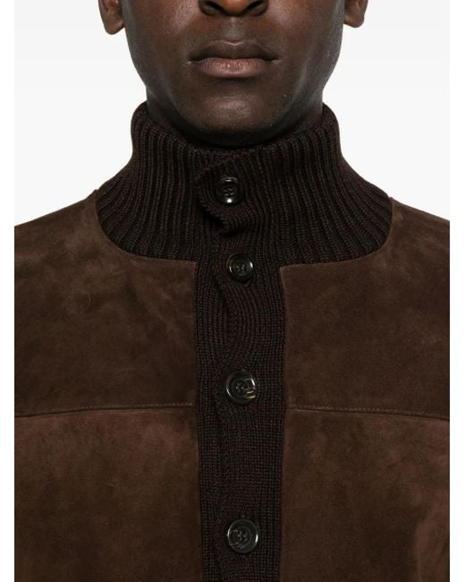 メンズ Daniele Fiesoli ハイネック カーディガン Black