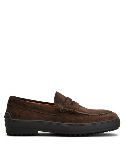 Tod's Winter Gommino Loafer in Brown für Herren