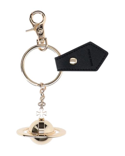 Vivienne Westwood Black 3D Orb Keyring