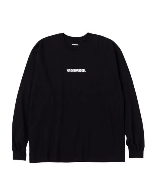 Neighborhood Black Long-Sleeve Crew-Neck T-Shirt for men