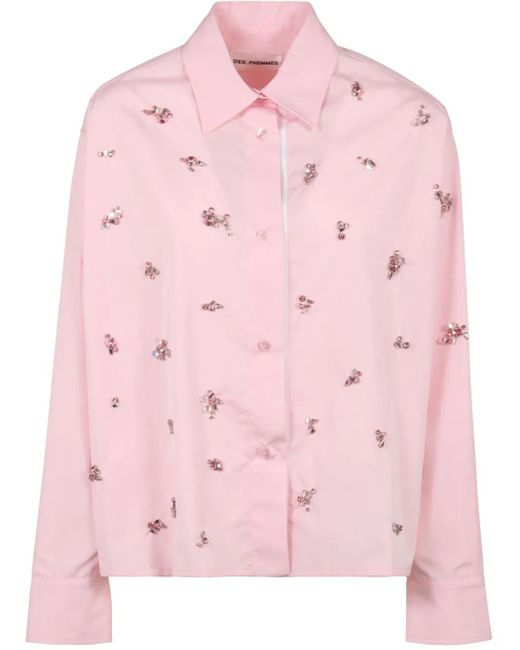 Camicia di Des Phemmes in Pink