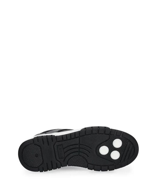 MSGM Black Sneakers Mit Logo-Patch