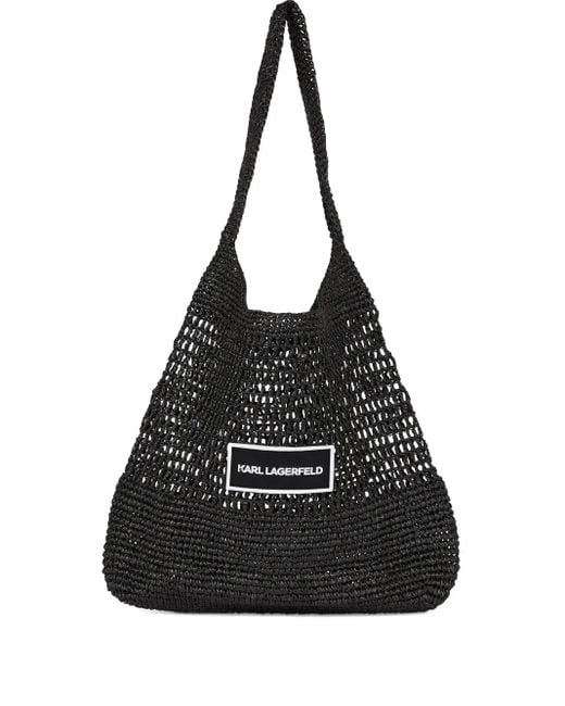 Borsa Da Spiaggia K/Essential di Karl Lagerfeld in Black