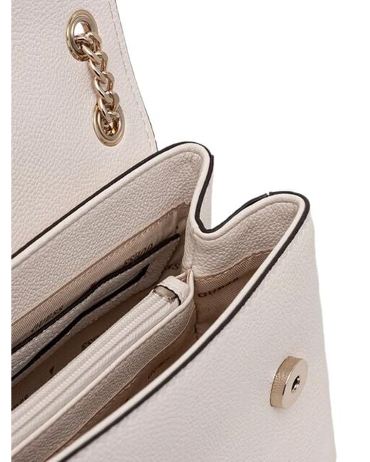 Guess Gray Yesba Chain-Strap Shoulder Strap