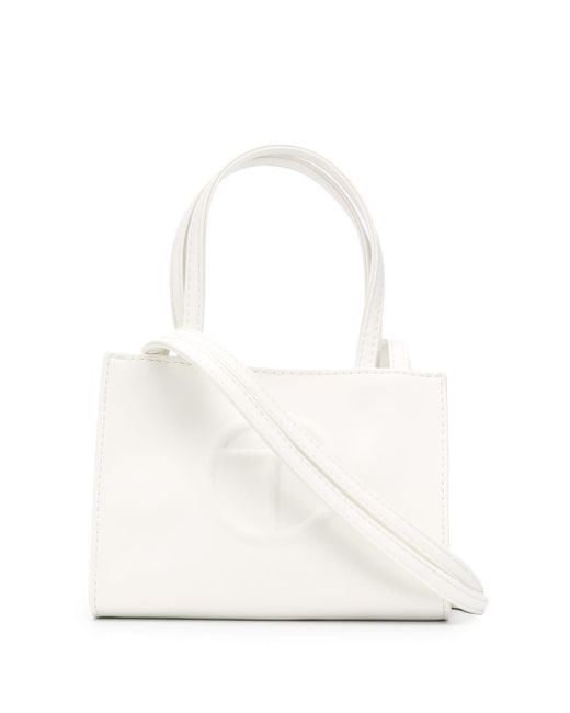 Telfar White Small Shopping Bag for men