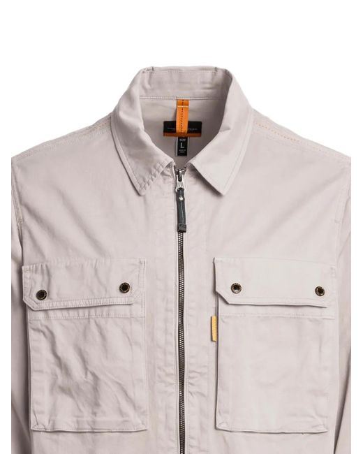 Parajumpers Gray Double-Pocket Zip-Front Jacket for men