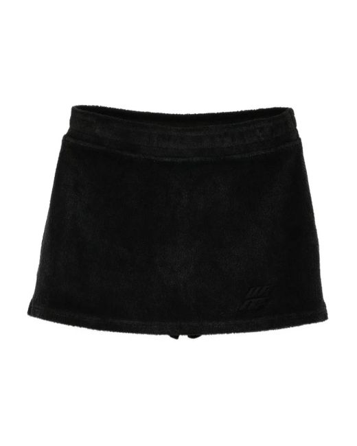 Alexander Wang Black Logo Mini Skort