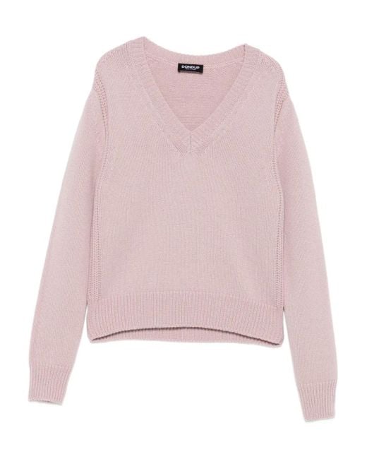 Dondup Vネック セーター Pink