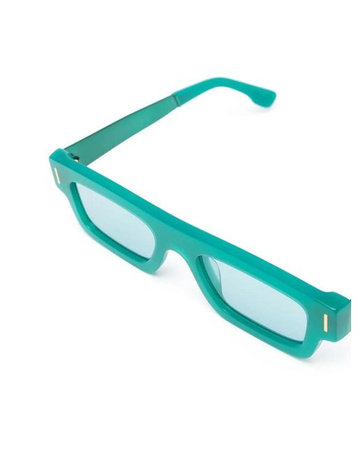 Retrosuperfuture Green Colpo Rectangle-Frame Sunglasses
