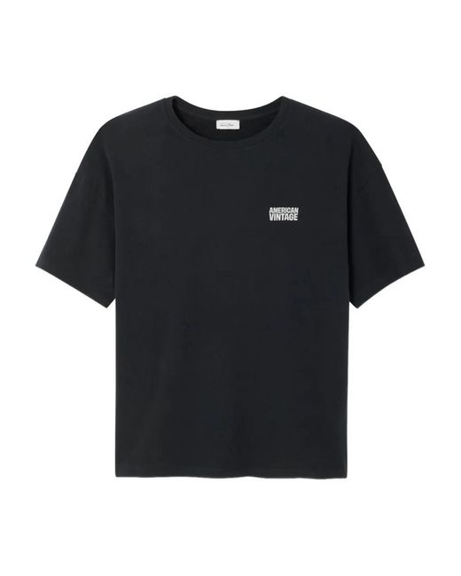 Camiseta Ykobow American Vintage de hombre de color Black