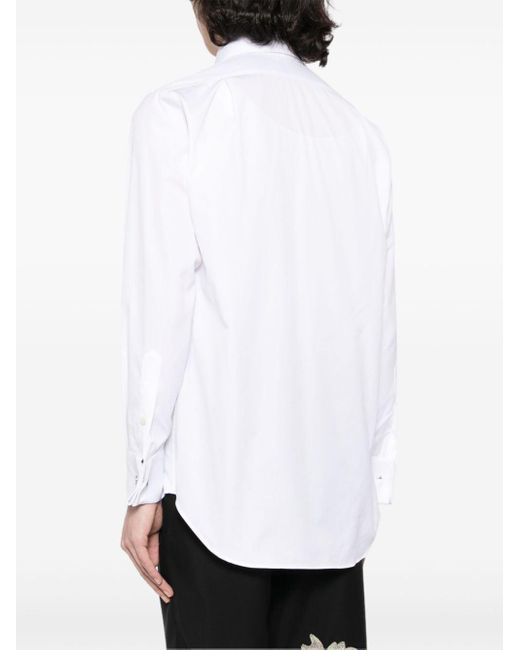 Bode Black Sequin-embellished Cotton Shirt for men