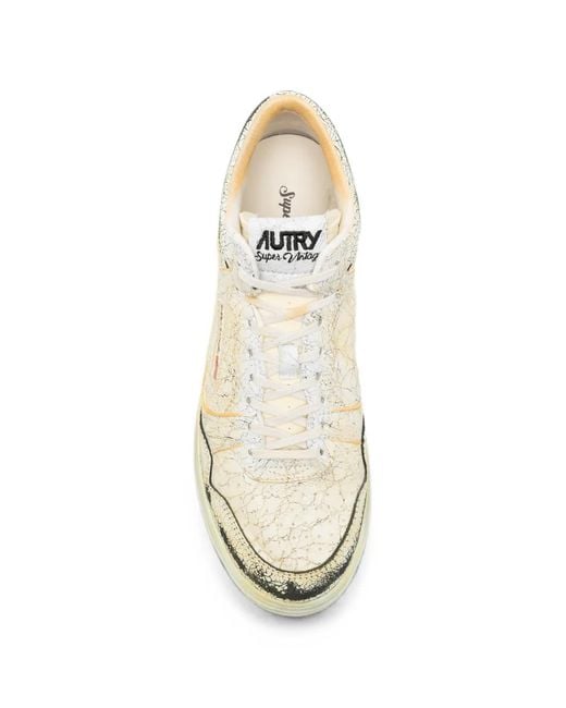 Autry White Leather Sneakers for men