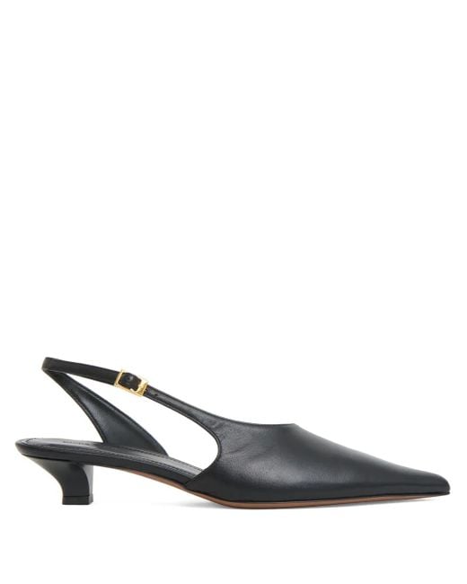 Mansur Gavriel Anna スリングバックパンプス Black