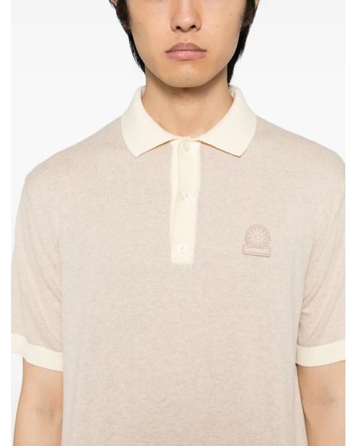 Sandbanks Poloshirt Met Geborduurd Logo in het White voor heren