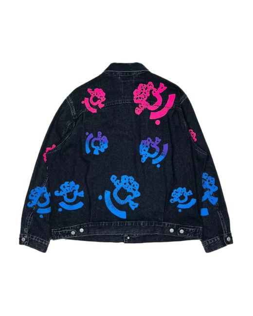 DENIM TEARS Blue Bstroy Tears Type-2 Jacket for men