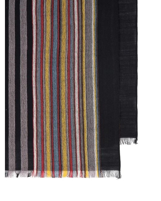 Paul Smith Brown Striped Scarf for men