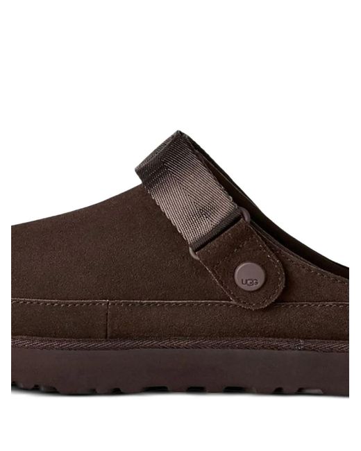 UGG Goldenstar Strap Clogs in Brown | Lyst