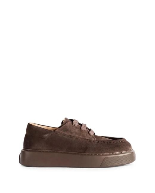 Referenc Brown Tahoe Suede Sneakers for men