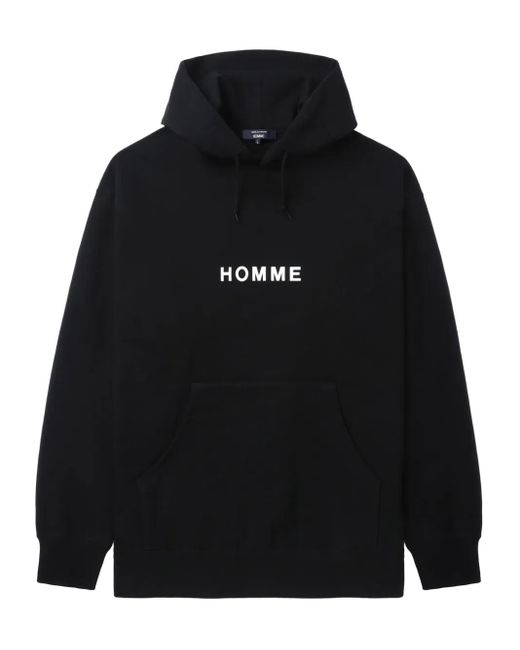 Comme des Garçons Black Homme-Print Hoodie for men