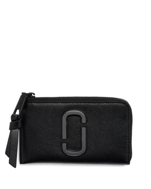 Marc Jacobs Black The Snapshot Dtm Top-Zip Wallet
