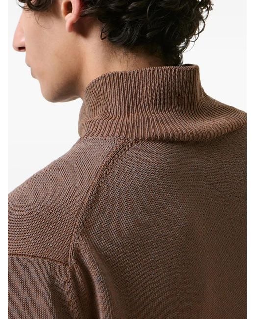 Our Legacy Brown Float Funnel Cardigan for men