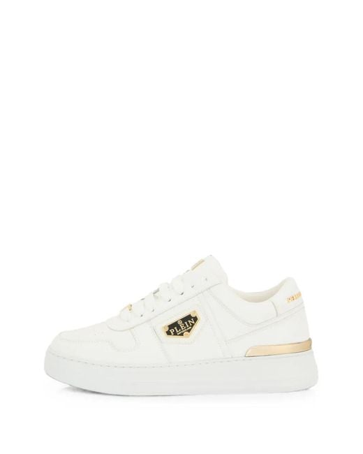 Philipp Plein White Baskets Carson